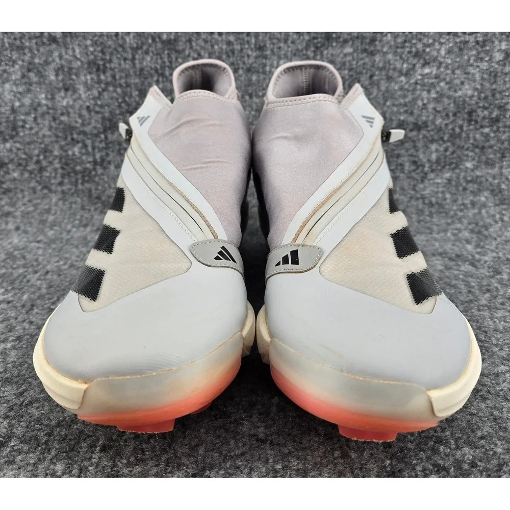 Adidas Adizero Impact+ TPU Baseball Cleats Mens 11.5 Gray Zipper Bungee ID0976